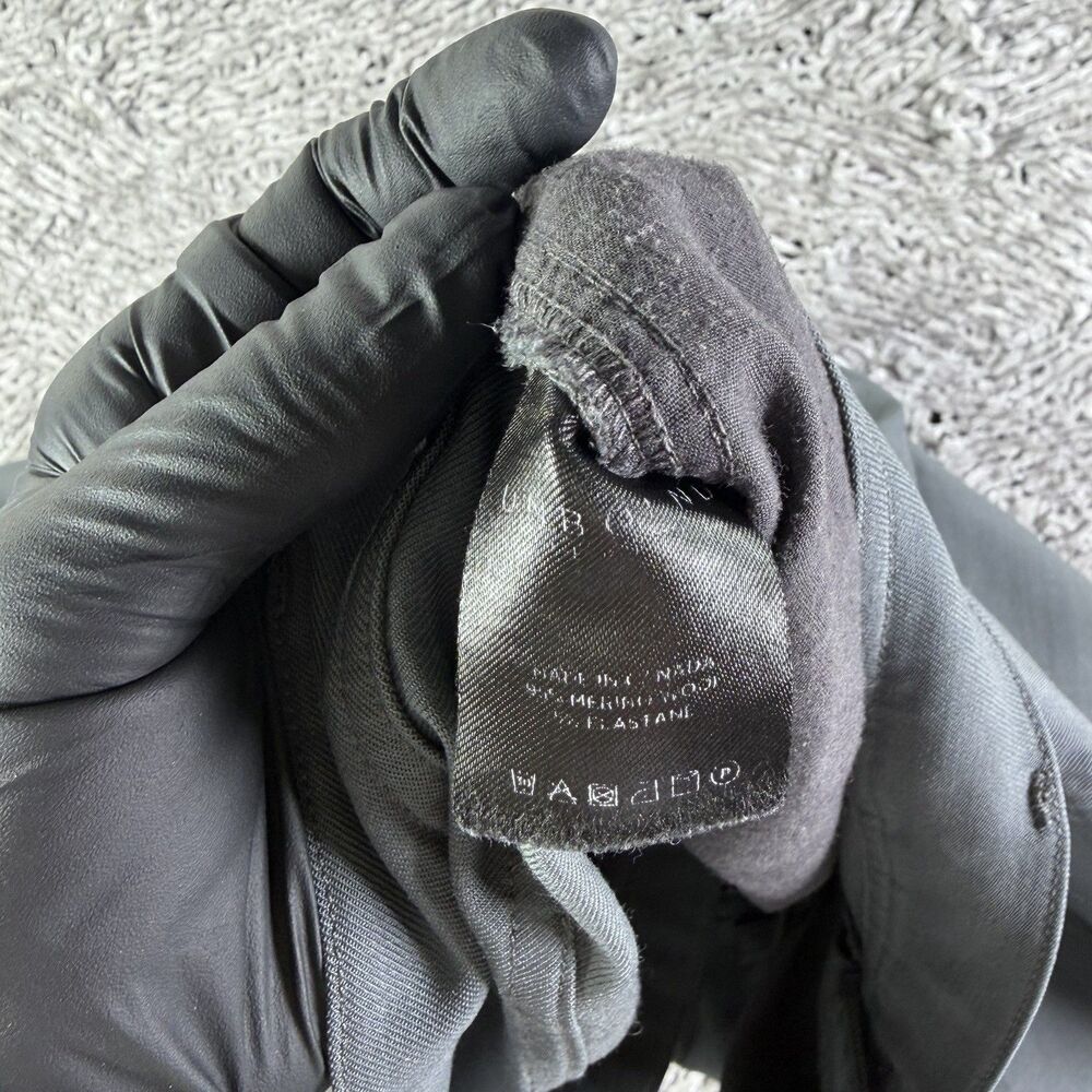 Unbound Merino Chino Pants Mens 40x27 Gray Stretch Performance Wool Business 5 - Picture 3 of 10